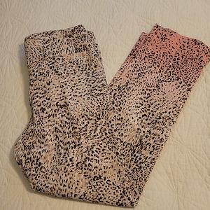 Cute ankle length animal print pants